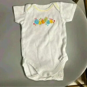 100% cotton baby unisex caterpillar vintage 90s bodysuit no flaws 0-3 months